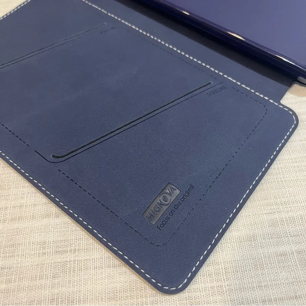 Mignova Slim Case Synthetic Leather Folio Book Cover Case with Card Pocket - Picture 4 of 11